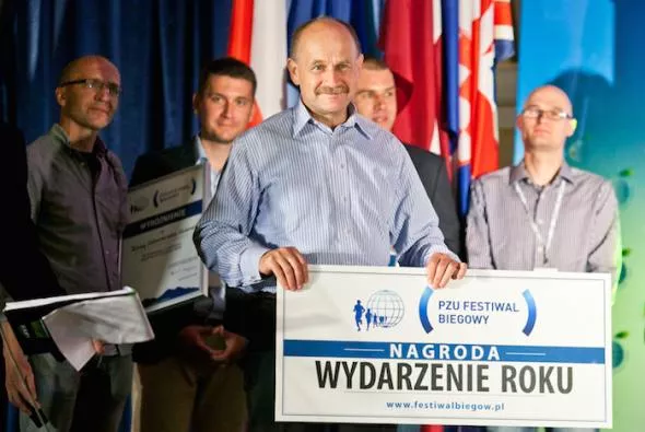 Na zdjeciu Zygmunt Berdychowski, pomysłodawca Festiwalu Biegowego w Krynicy-Zdrój