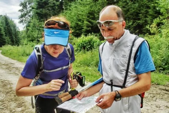 Irina i Andrzej Hulaniccy w Górach Świętokrzyskich Irina i Andrzej Hulaniccy w Górach Świętokrzyskich