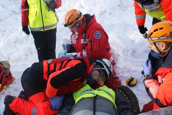 Międzynarodowe Mistrzostwa Zimowe w Ratownictwie Medycznym / Fot. pogotowie.bielsko.pl