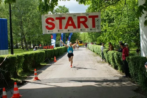 Białe Miśki na Półmaratonie Hajnowskim