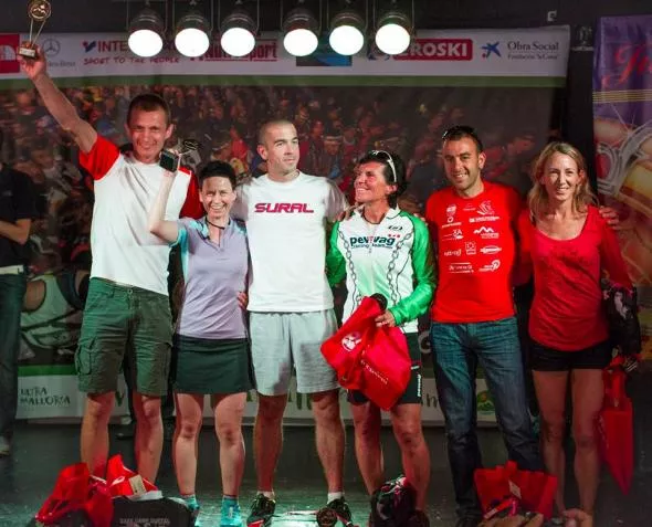 Nasi zwycięscy: od lewej Paweł Dybek i Magda Łączak. fot. Facebook