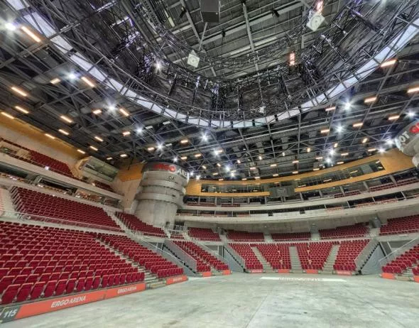 Wnętrze Ergo Areny Wnętrze Ergo Areny