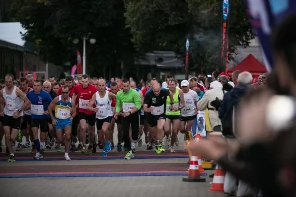 Uczestnicy Iron Runa podczas Krynickiej Mili