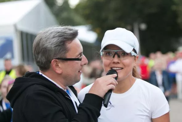 Joanna Jabłczyńska na Festiwalu Biegowym w Krynicy