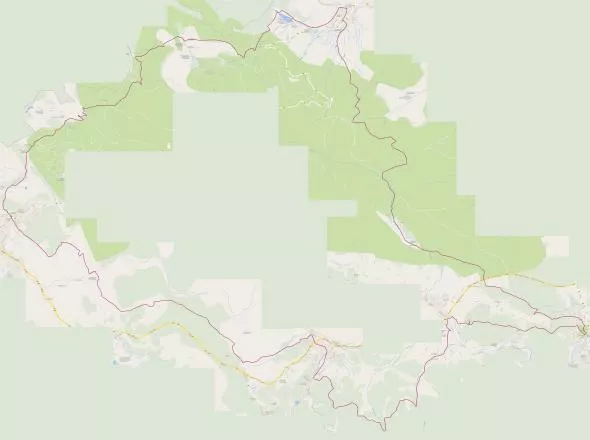 Trasa Zimowego Ultramaratonu Hrabstwa Kłodzkiego (kliknij by powiększyć)