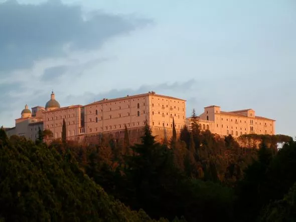 Klasztor na Monte Cassino / Fot. Wikipedia