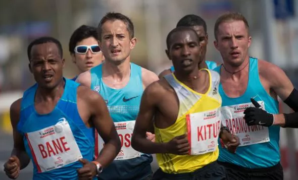 Henryk Szost w Orlen Warsaw Marathon 2014 (fot. mat. pras.)