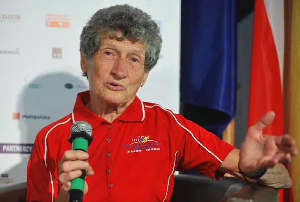 Pani Zofia Turosz - nestorka polskiego biegania