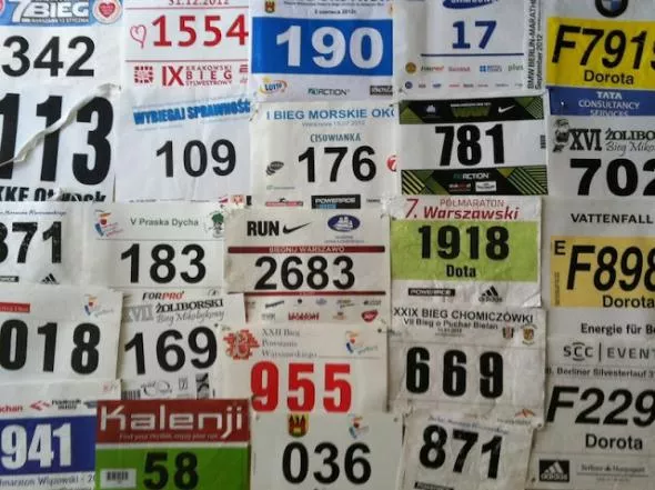 Numery startowe Doty Szymborskiej / Fot. oneginetatopa.blogspot.com Numery startowe Doty Szymborskiej / Fot. oneginetatopa.blogspot.com