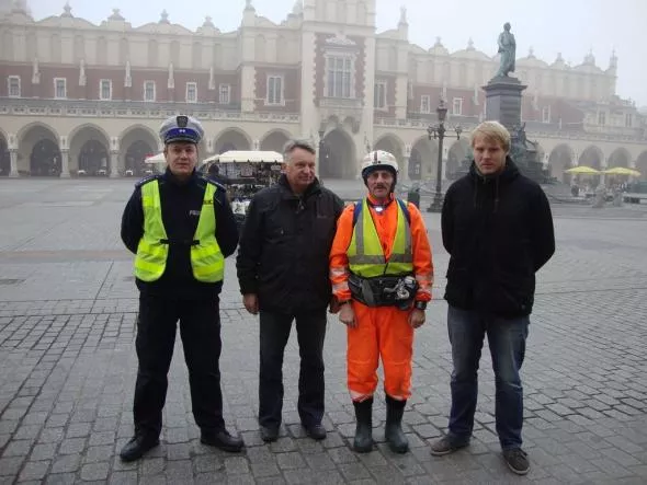 Pomiar trasy / Fot. www.zis.krakow.p Pomiar trasy / Fot. www.zis.krakow.p