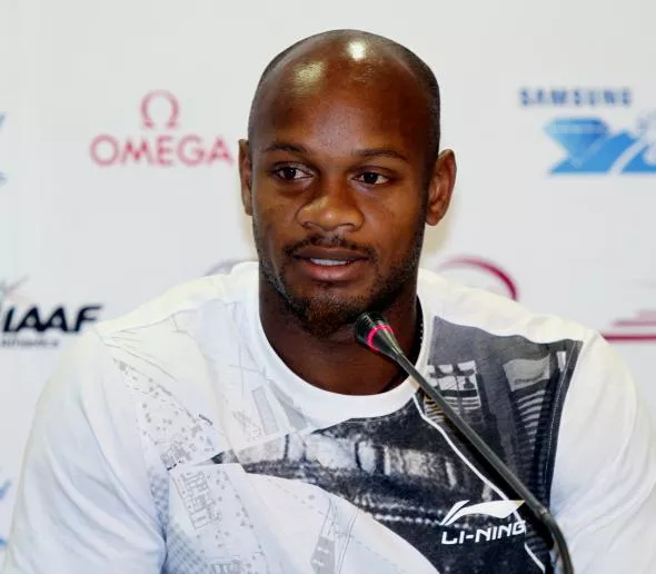 Asafa Powell w Doha w 2012 r. Fot. wikipedia