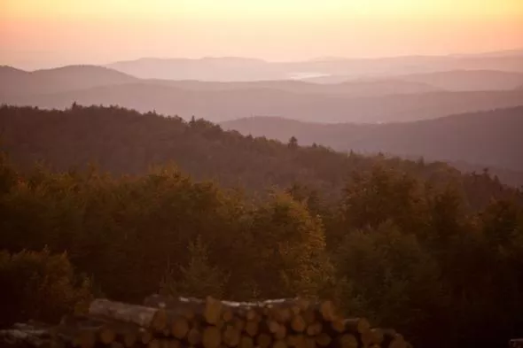 Widok z trasy Biegu 7 Dolin