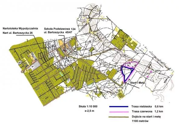 Trasa narciarska "Czwórboju Wawerskiego"