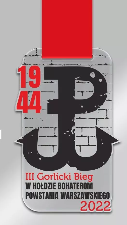 Wiemy, jaki będzie medal na III Gorlicki Bieg w Hołdzie Powstańcom Warszawskim