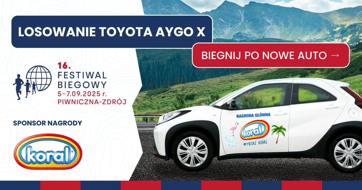 KORAL ponownie Partnerem Festiwalu Biegowego 