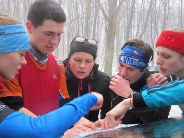 Trening biegu na orientację / Fot. Sławomir Cygler