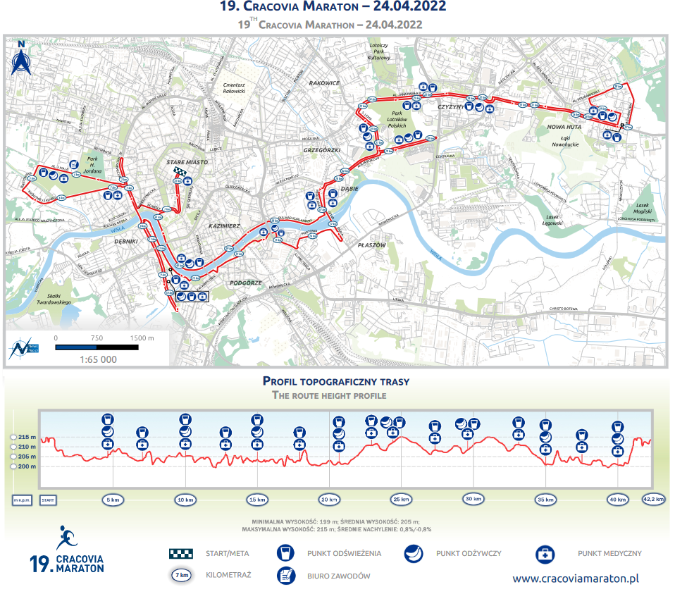 W niedzielę 24 kwietnia 19. Cracovia Marathon. Spotkaj się nami na Expo