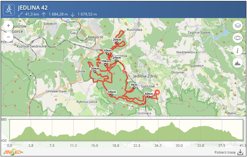 Jedlina 42 km