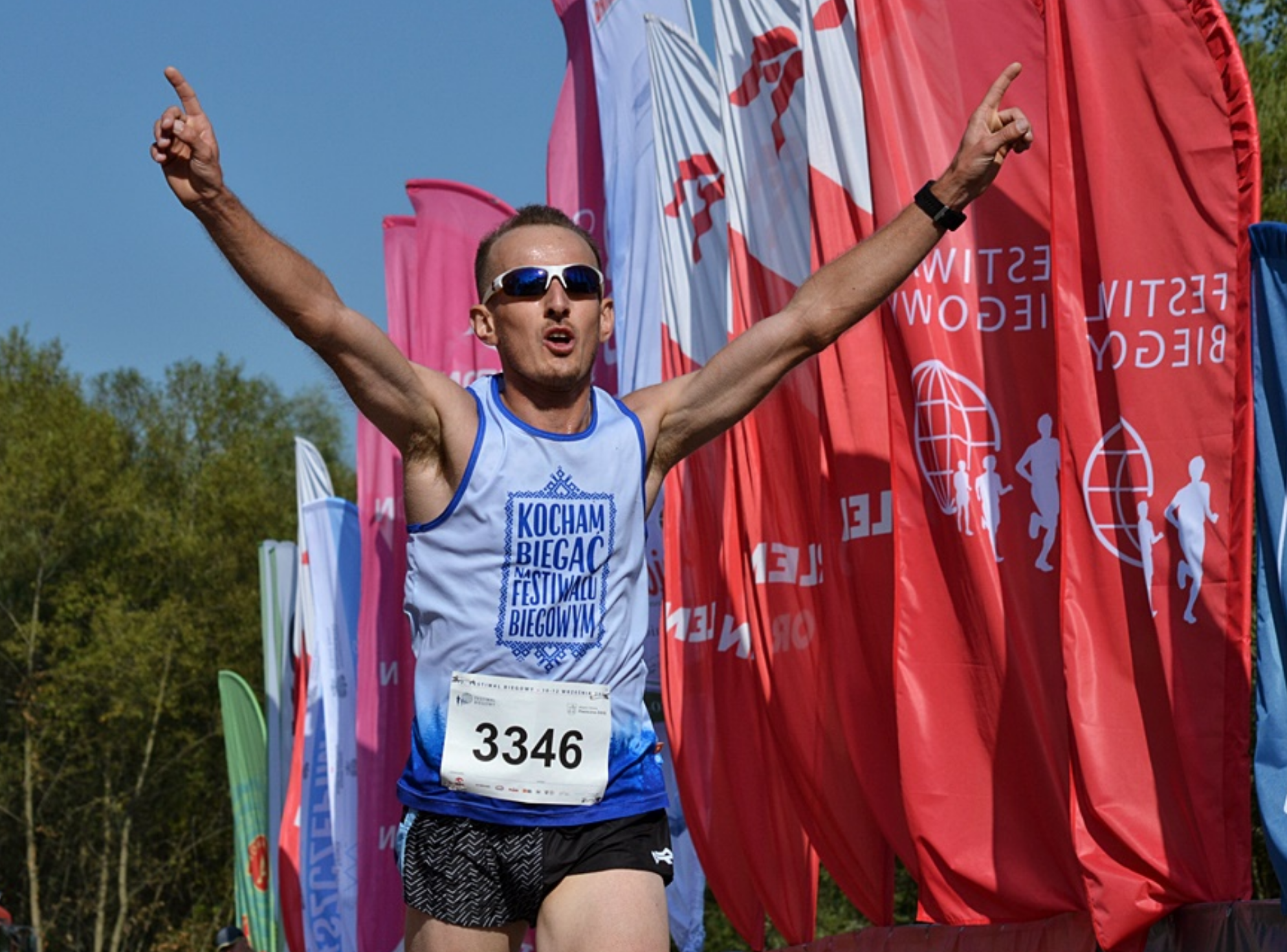 Michał Bąk, zwycięzca Półmaratonu