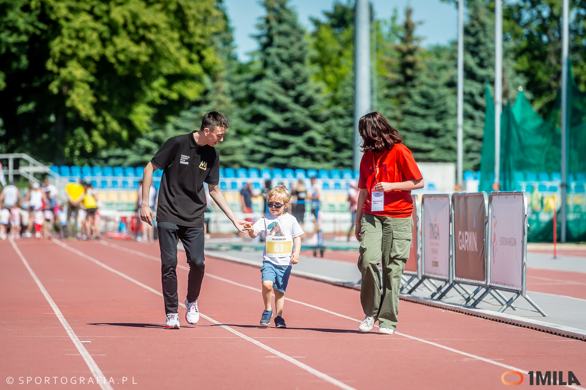 Fundacja Zdrowy Ruch i młodzi sportowcy w Warszawie na 1 Mili