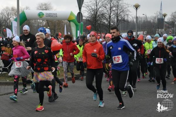 7. Bieg Walentynkowy w Dąbrowie Górniczej (18.2.2018)