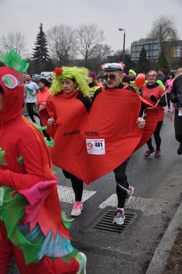 6. Bieg Walentynkowy w Dąbrowie Górniczej (19.2.2017)