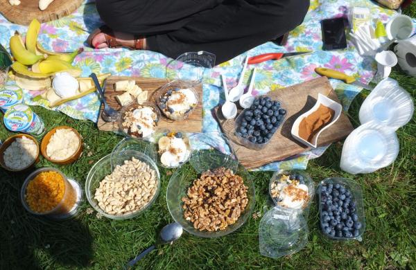 Śniadanie na trawie w Parku Śląskim (9.08.2014)