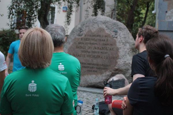 Trening z historią w tle w Warszawie - Wola (23.7.2015)