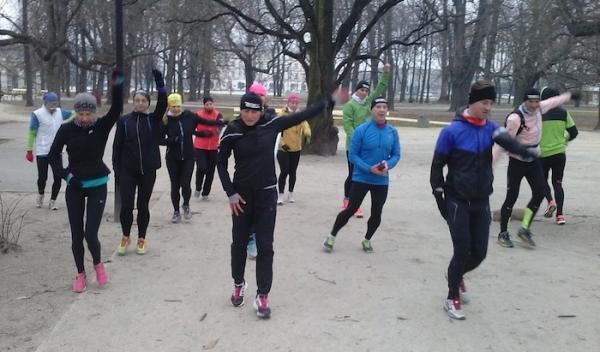 Trening z Karoliną Jarzyńską w Warszawie (30.11.2014)