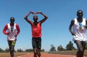 Mo Farah na treningu