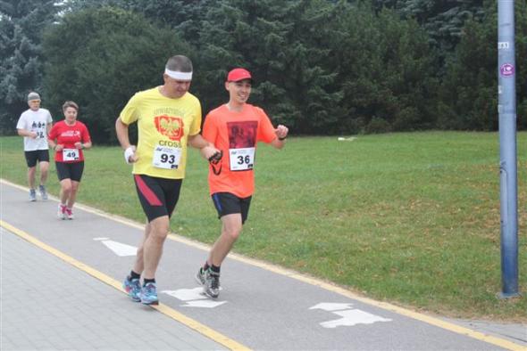 Grzegorz Powałka z przewodnikiem