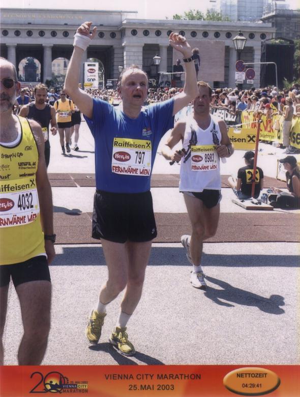 Po ukończeniu  morderczego maratonu w Wiedniu