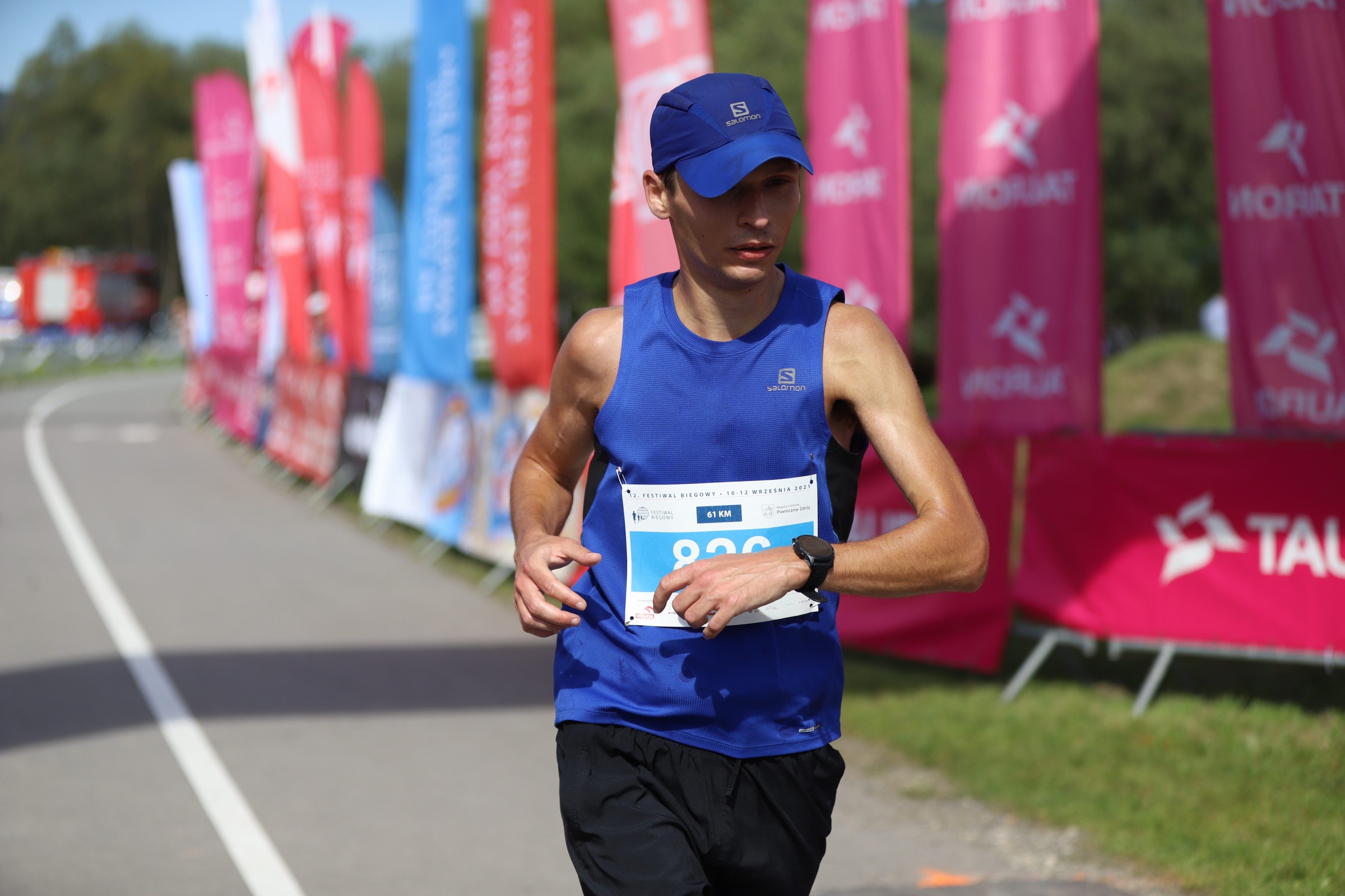 Tomasz Kobos, zwycięzca górskiego ultramaratonu: Bieg 7 Dolin 61 km 2021